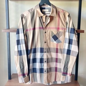 Mens Burberry Dress Shirt